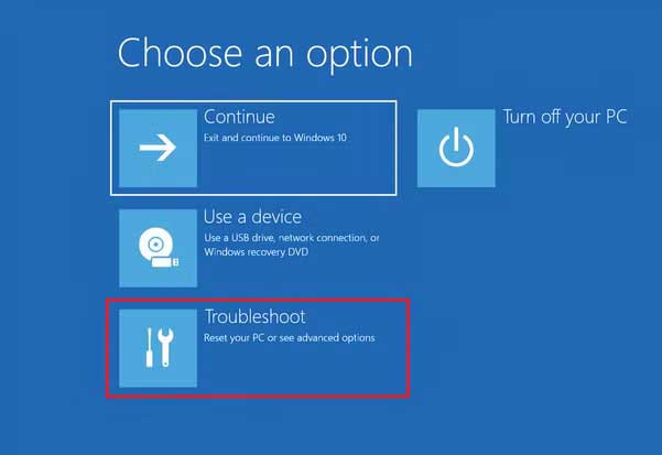 Safe Mode Win 10