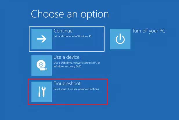 Vào Safe Mode Win 10 khi không vào được Windows