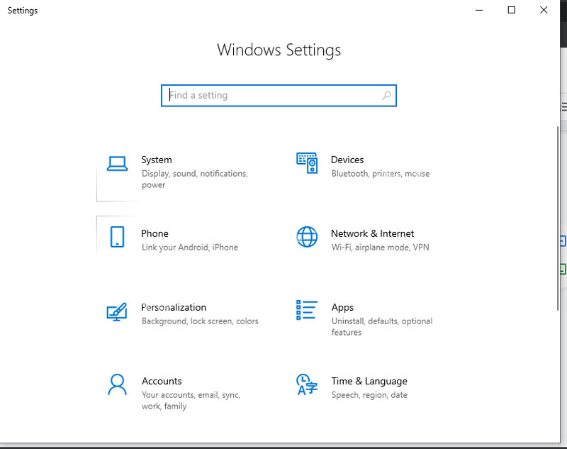 Cách đổi tên hiển thị trên máy tính win 10 bằng Windows Settings