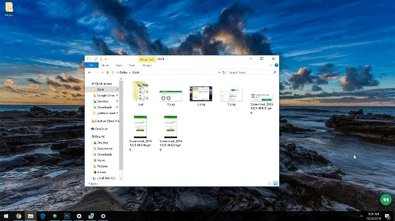 Màn hình desktop của Windows