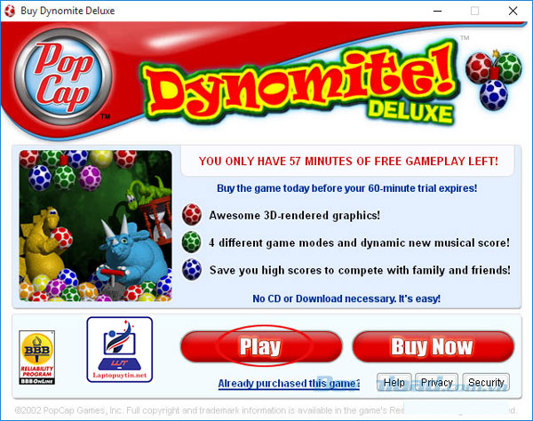 Chơi game Dynomite